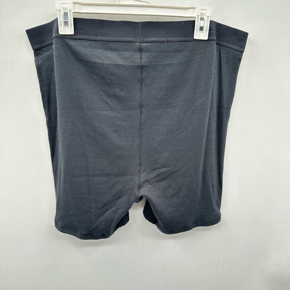 SKIMS NWT 4X Black soft loungewear casual soft comfort woman luxury boxer briefs - Picture 3 of 12